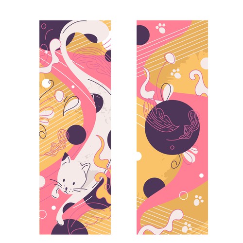 Bookmark design for future multiple theme sets Design by yokunen