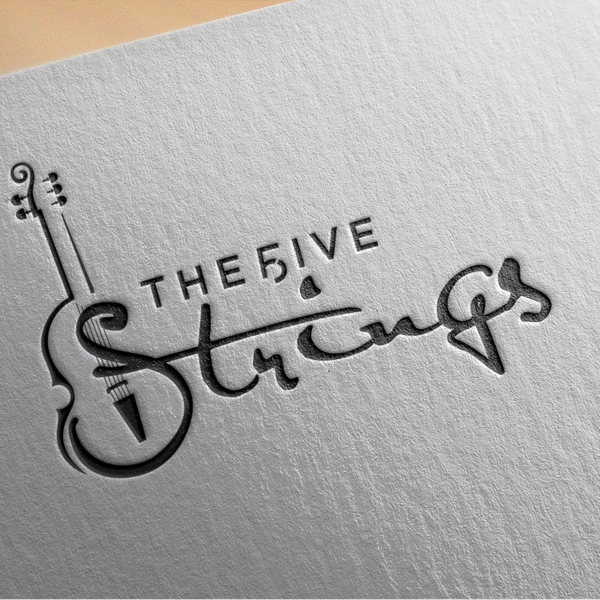 Design by barkah46 titled "The Five Strings. A young performing family, ready to share their music with the world."