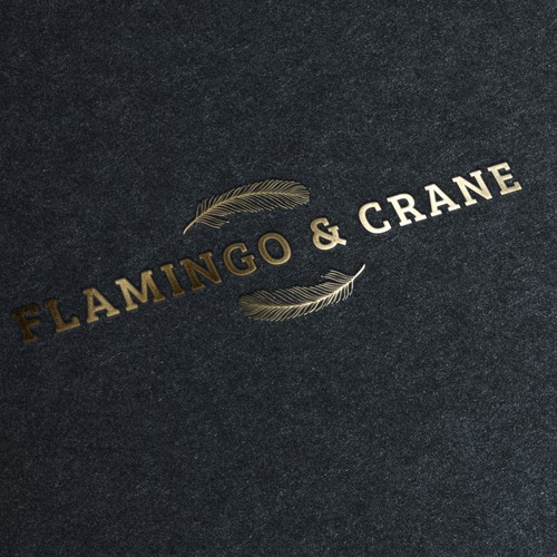 Flamingo & Crane Design by anjainpika