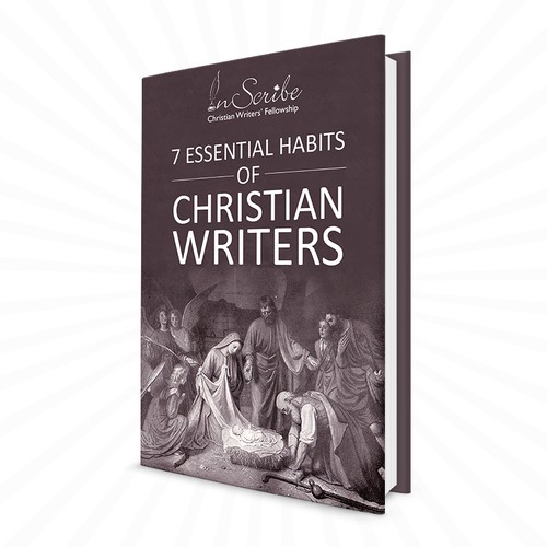 Create a captivating book cover for anthology, 7 Essential Habits of Christian Writers Design by Mila.