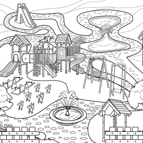 Create an interactive story telling set with board and characters Design von BroomvectoR