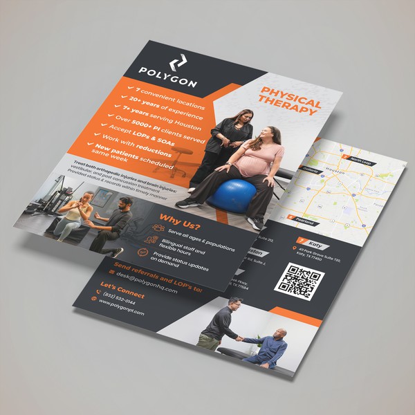 Design realizzato da Jahid Khandaker intitolato "Eye-Catching Flyer for a Growing Physical Therapy Brand"