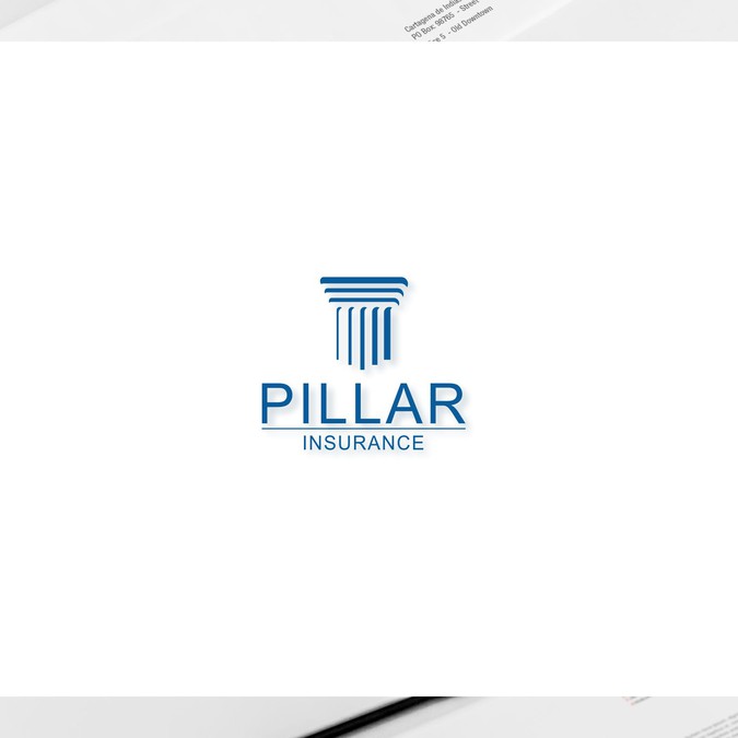 Create an appealing logo for Pillar Insurance Logo