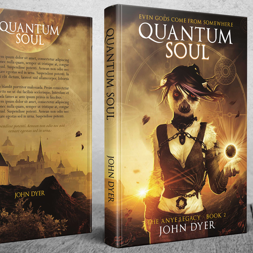 Quantum Soul - A science fiction novel Design by twinartdesign