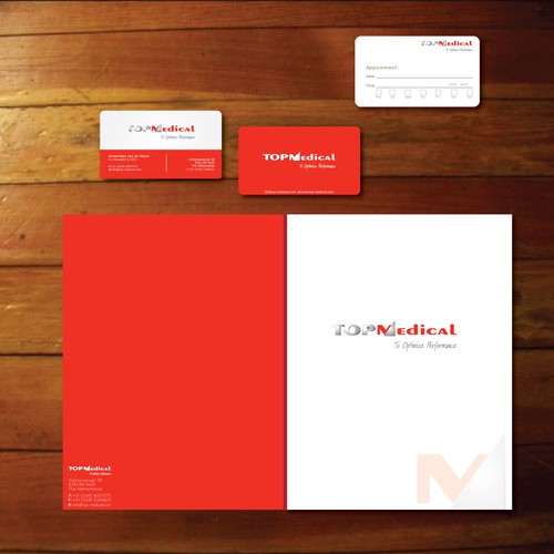 New stationery wanted for TOP Medical デザイン by andutzule