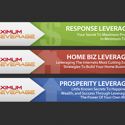 Maximum Leverage needs a new banner ad Design por l.desideri86
