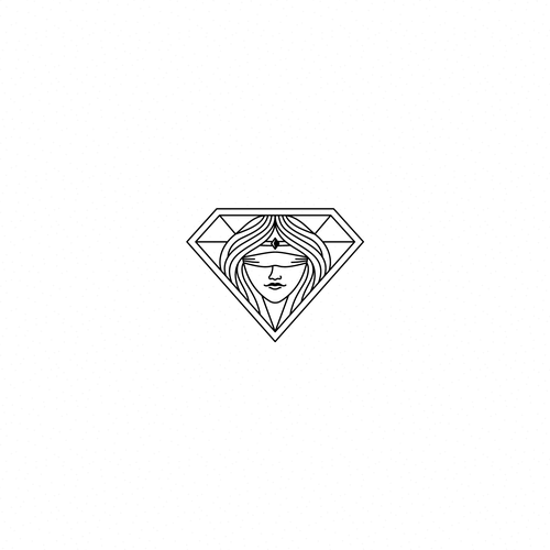 Fortuna Goddess Logo for Luxury French Jewelry House Design by Fit_A™