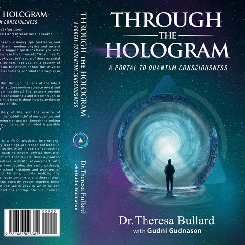 Futuristic Book Cover Design for Science & Spirituality Genre Design by Master Jo