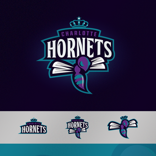 Community Contest: Create a logo for the revamped Charlotte Hornets! Design por dizzyline