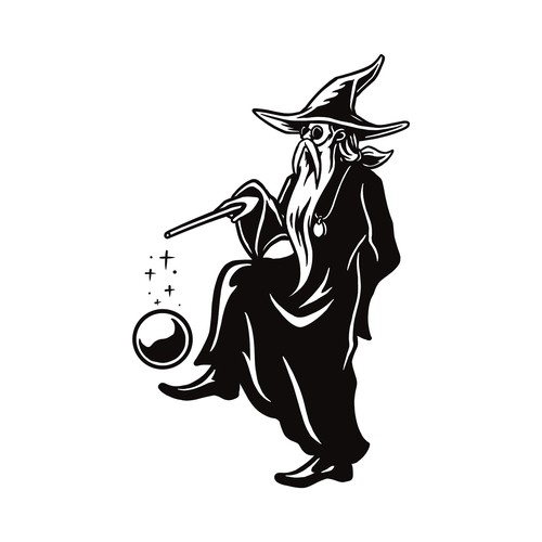 Soccer Wizard Cartoon Diseño de mbutzgambutz