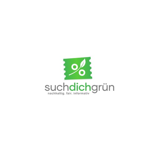 Logo for sustainability portal with the slogan - sustainable, fair, informative. Design von Dmitri Cezaro