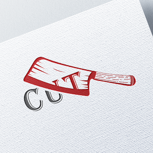 Design creative modern butcher shop logo and slogan Design by drawthink
