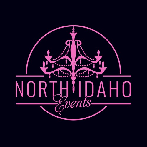 Obnoxiously unique, fun, feminine and memorable EVENT business logo!!! How creative can YOU be? Design by creaturescraft