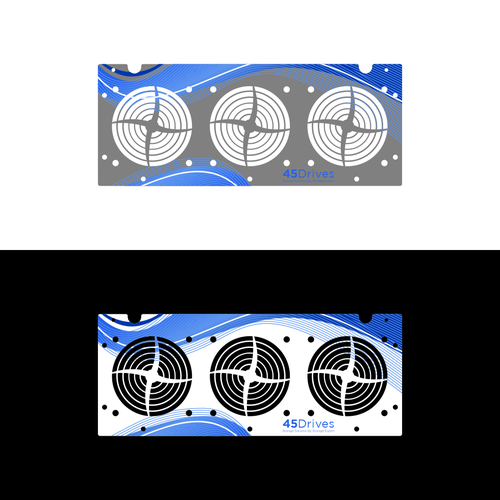 Design a Front Plate for 45Drives New HomeLab Storage Server Product Design by guthe