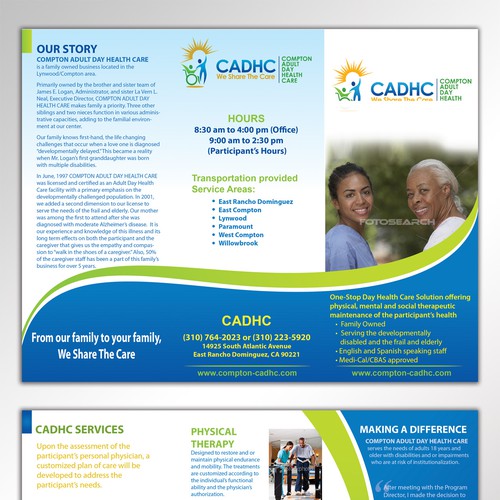 Help Compton Adult Day Health Care with a new brochure design Design by Arttero