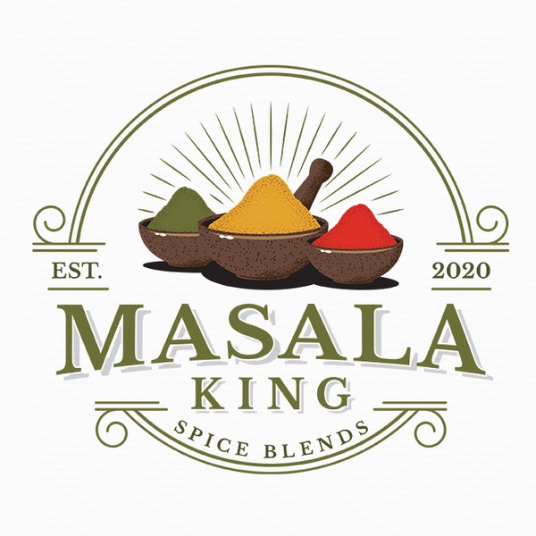 Logo For Masala King