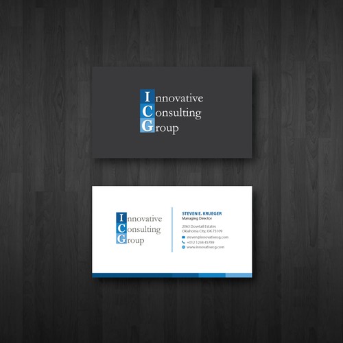Design di ICG Business Cards di Head Office