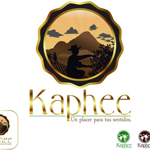 "Quiero diseños para el mejor "Kaphee" de aroma del mundo." winning Logo & brand identity pack