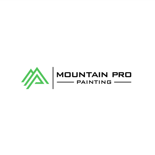 High-end, tech-focused Colorado painting company brand package Design by adam.h™