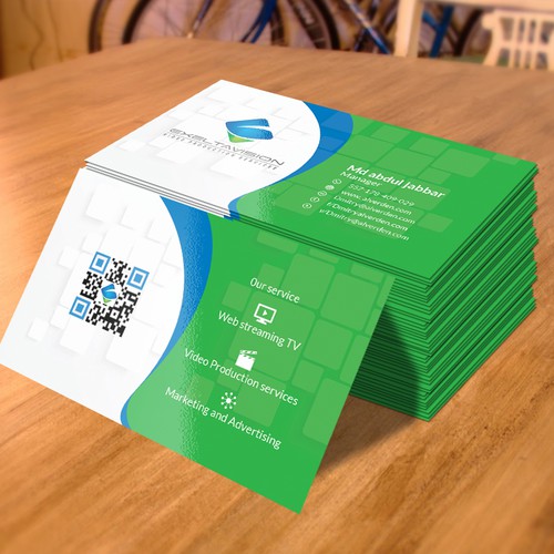 Business Card to represent THREE Service Divisions Design by Twin Ashek Masum