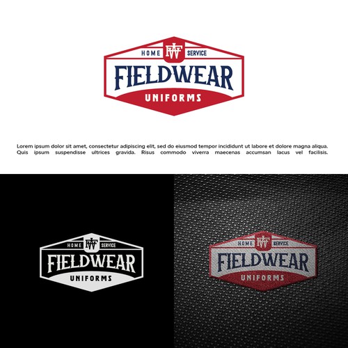 Logo for home service uniform company Diseño de Arif Huda Ir