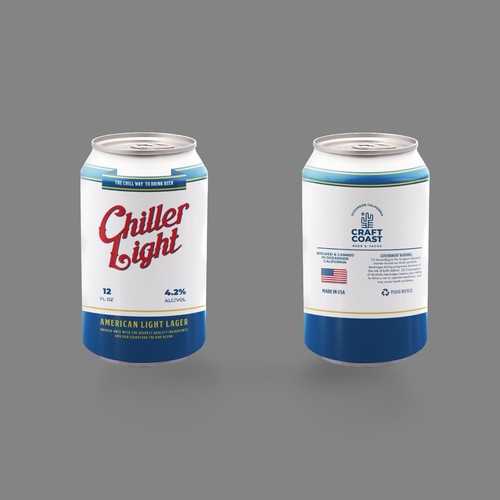 BEER CAN DESIGN 12oz Design réalisé par Foursecond