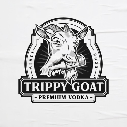 New Vodka Brand Logo Design Design by AlarArtStudio™