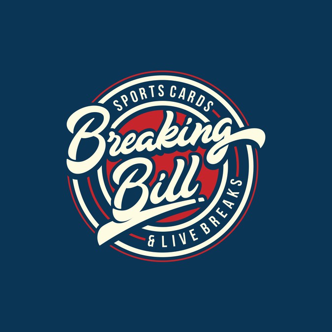 Need a sports related logo for Breaking Bill Sports Cards | Logo design ...