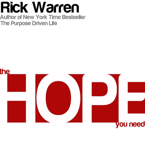 Diseño de Design Rick Warren's New Book Cover de davenport89