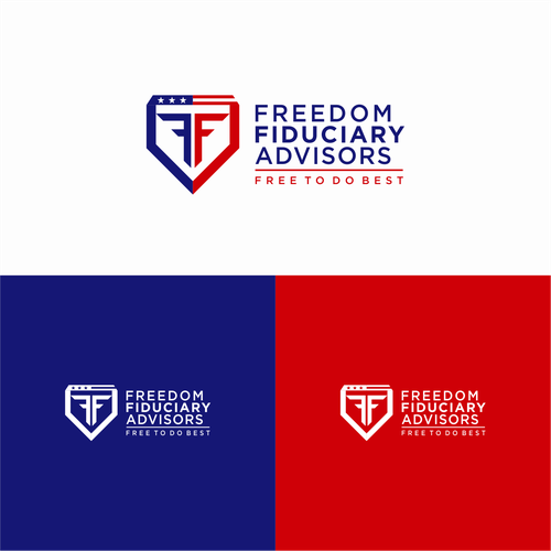 Investment company breaking away from corporate interest looking for fresh patriotic logo. Design by fakhrul afif