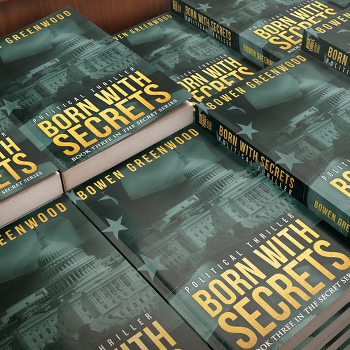 Book cover for a political thriller with Christian themes Design by sugarskullbaby ☠