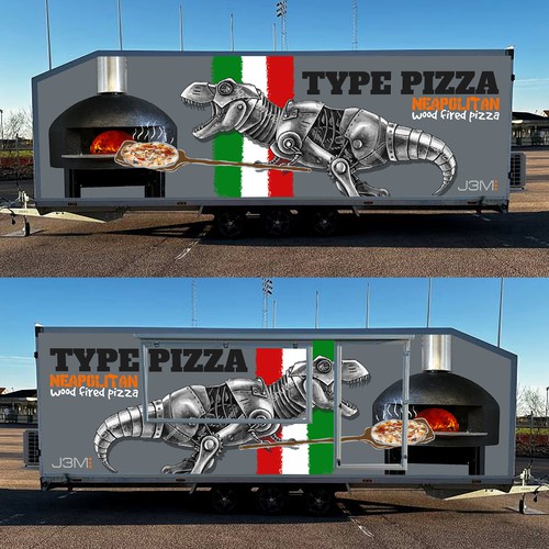 PIZZA trailer - be creative! Design von Rockyman