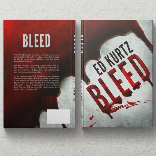 Simple, Crisp, Bloody - Horror Book Cover Design by Biserka Design