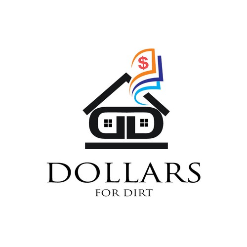 Abdul MukitさんのDesign the best Dollars for Dirt Logo for a up and coming real estate land investing businessデザイン