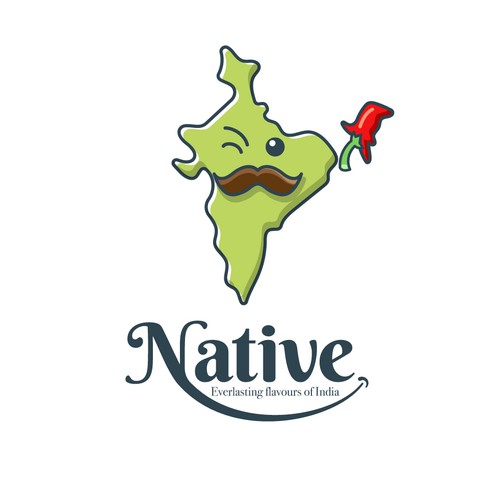 Logo for Food and beverage company focused on selling indigenous food products from all over India Design réalisé par Beppe064