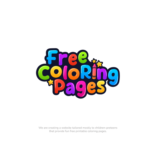 Help us create a logo for our coloring website! Design by Reverb Krafts