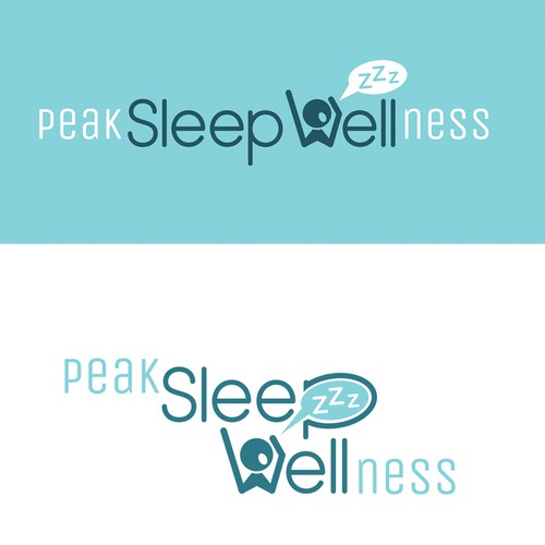 In need of a statement piece logo for our new sleep wellness business! Please emphasize 'sleep well' in logo. Design by artwithashley