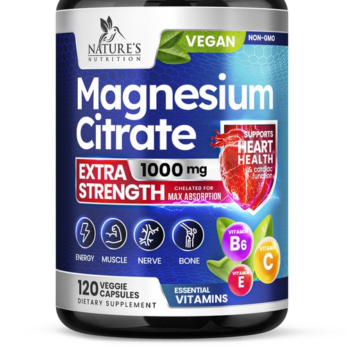 Premium Magnesium Citrate Design needed for Nature's Nutrition Design by Davi Giolo ★