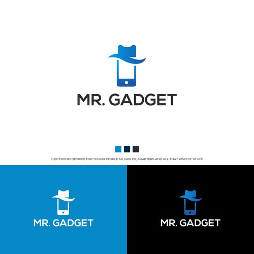 Design a hipster logo for electronic accesories for Mr. Gadget Design by Qinzi Std