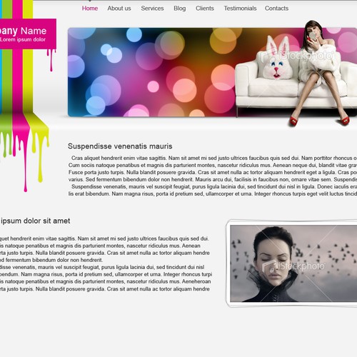 1-3 Page Website Template Design von kpp0209