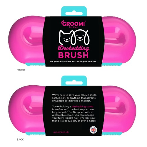 Viral Pet Brush NEW Packaging Sleeve! Design by Mr. Dibble Dabble