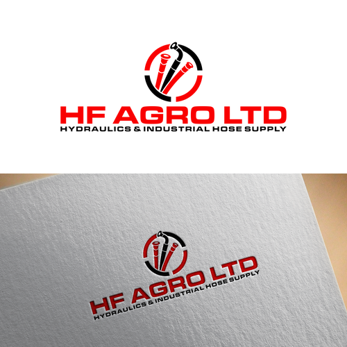Hydraulic hose shop logo Design by ghayda