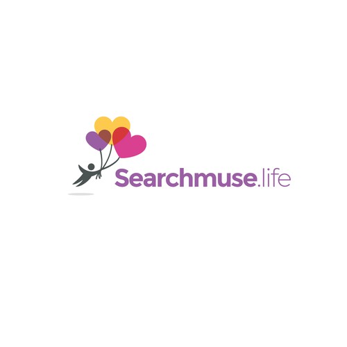 Website logo for search site that helps you care for yourself and live a better life! Design by Mot®