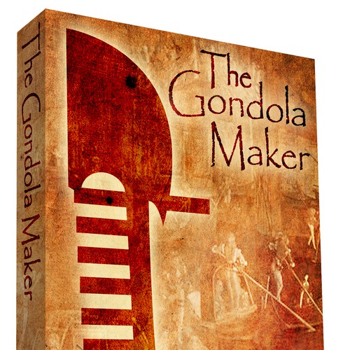 Book cover for The Gondola Maker: A novel set in 16th-century Venice Design by Pq.1