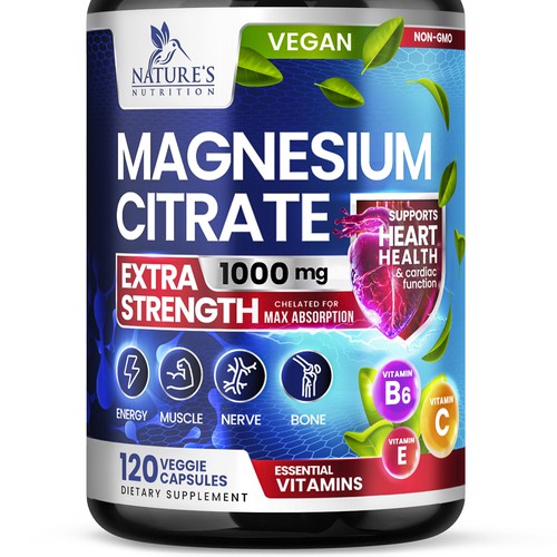 Premium Magnesium Citrate Design needed for Nature's Nutrition Design by Davi Giolo ★