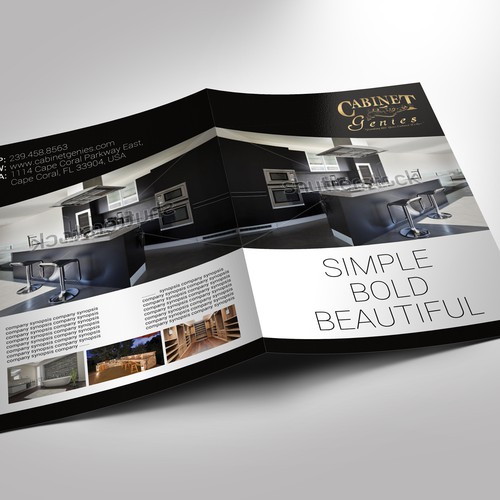 Cabinet Genies needs a new brochure! デザイン by CM Design Department