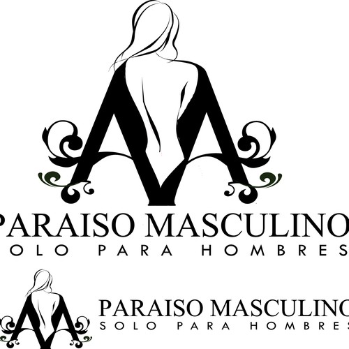 "Paraíso Masculino" winning Logo design