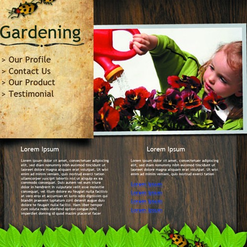 1-3 Page Website Template Design von DUPP+