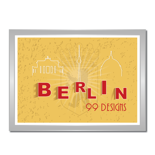 99designs Community Contest: Create a great poster for 99designs' new Berlin office (multiple winners) Ontwerp door LindeS