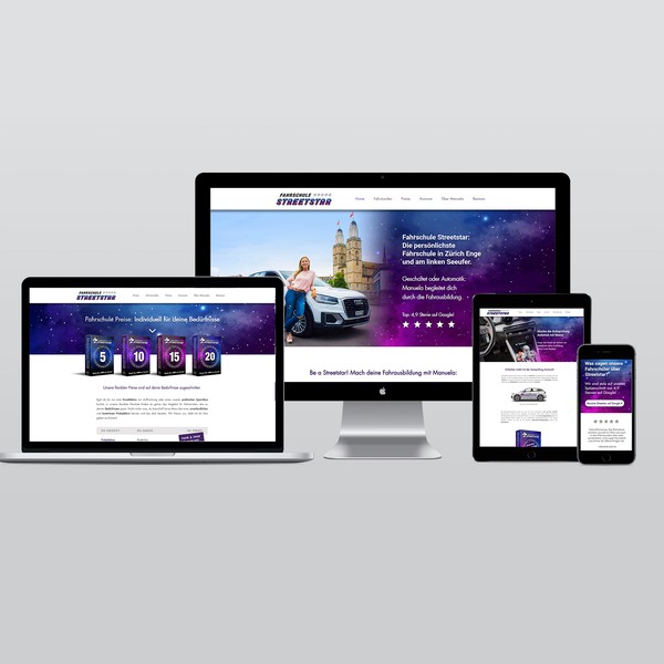 Design by Visualista titled "Driving Coach Logo + Website + Printdesign"